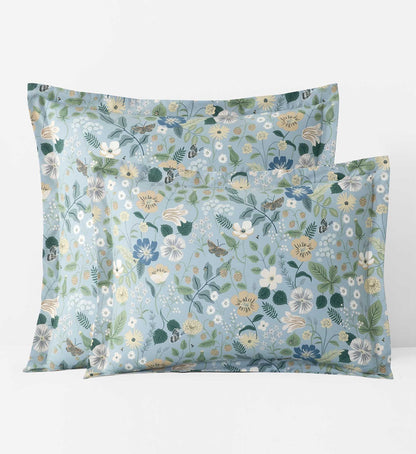 Percale Sham - Strawberry Fields Slate
