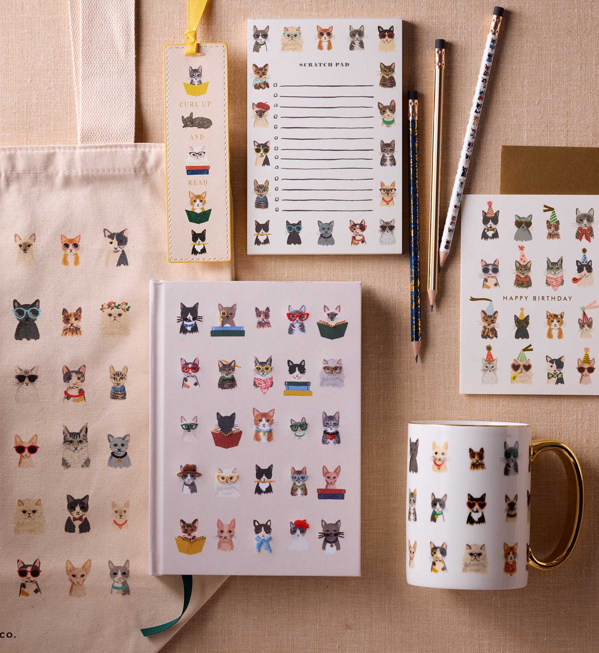 Bookmark - Studious Cats
