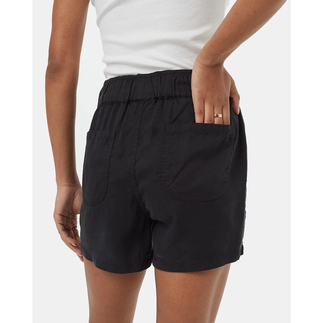 TENTREE - TENCEL INSTOW SHORT | Meteorite Black