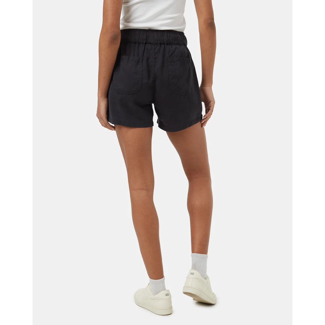 TENTREE - TENCEL INSTOW SHORT | Meteorite Black