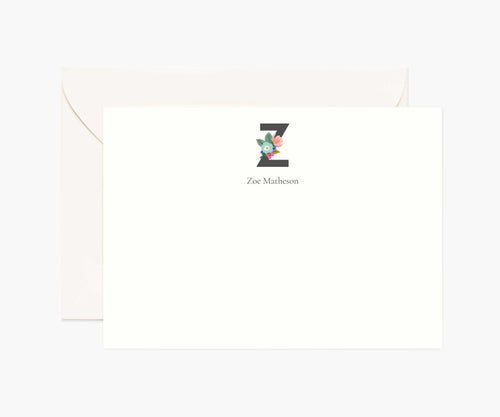 Monogram Personalized Stationery - Z