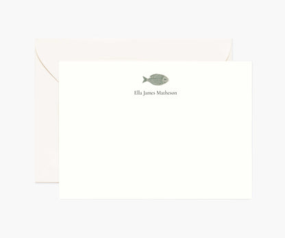 Animals Personalized Stationery  - Fish