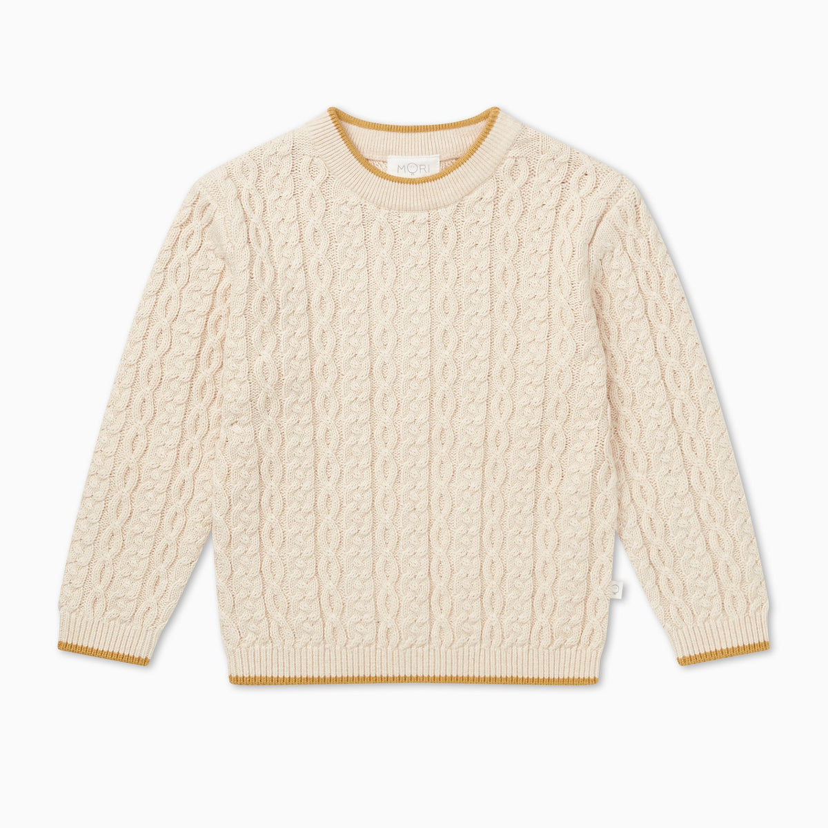 Cable Knit Tipped Jumper