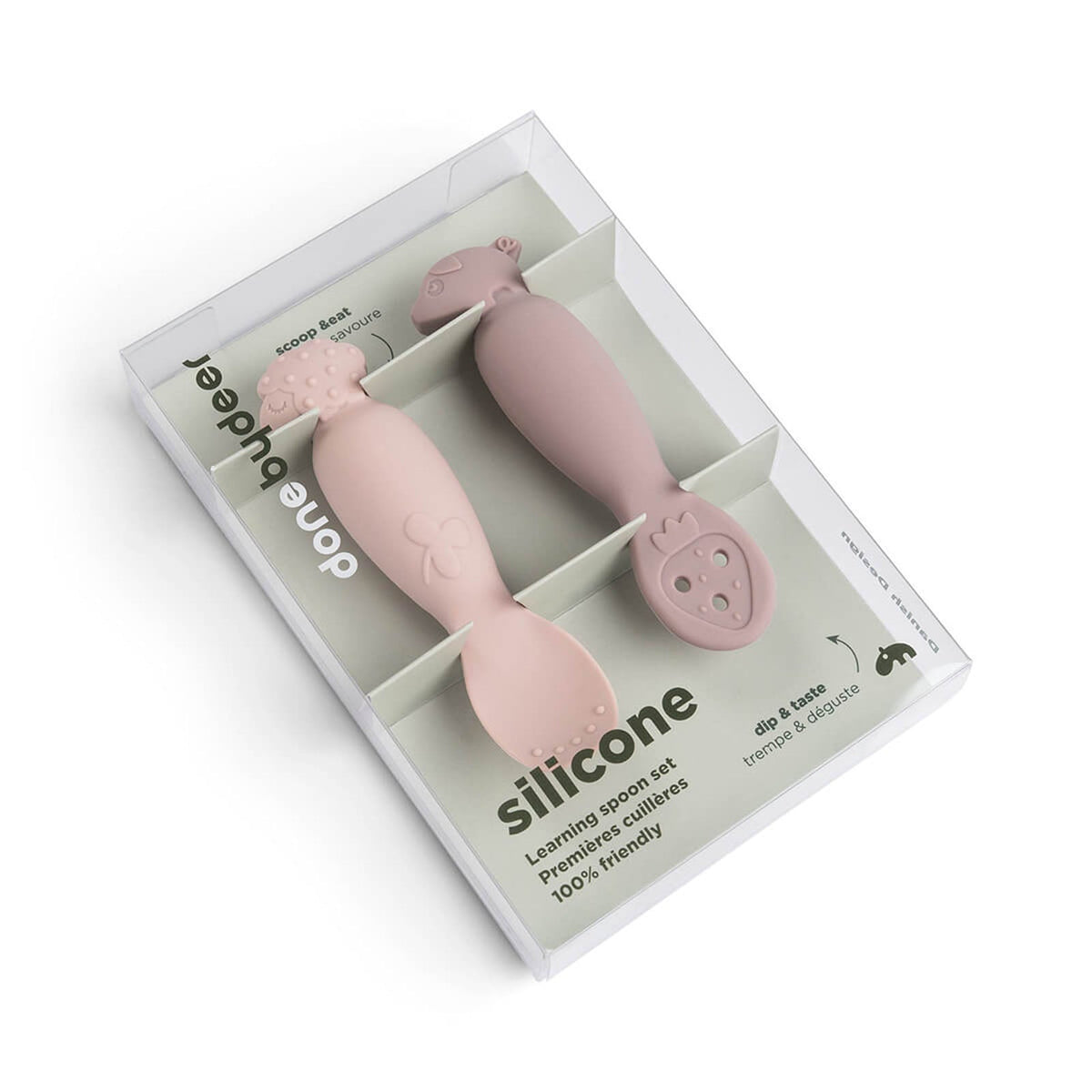 Done By Deer Learning Spoon Set - Tiny Farm Powder