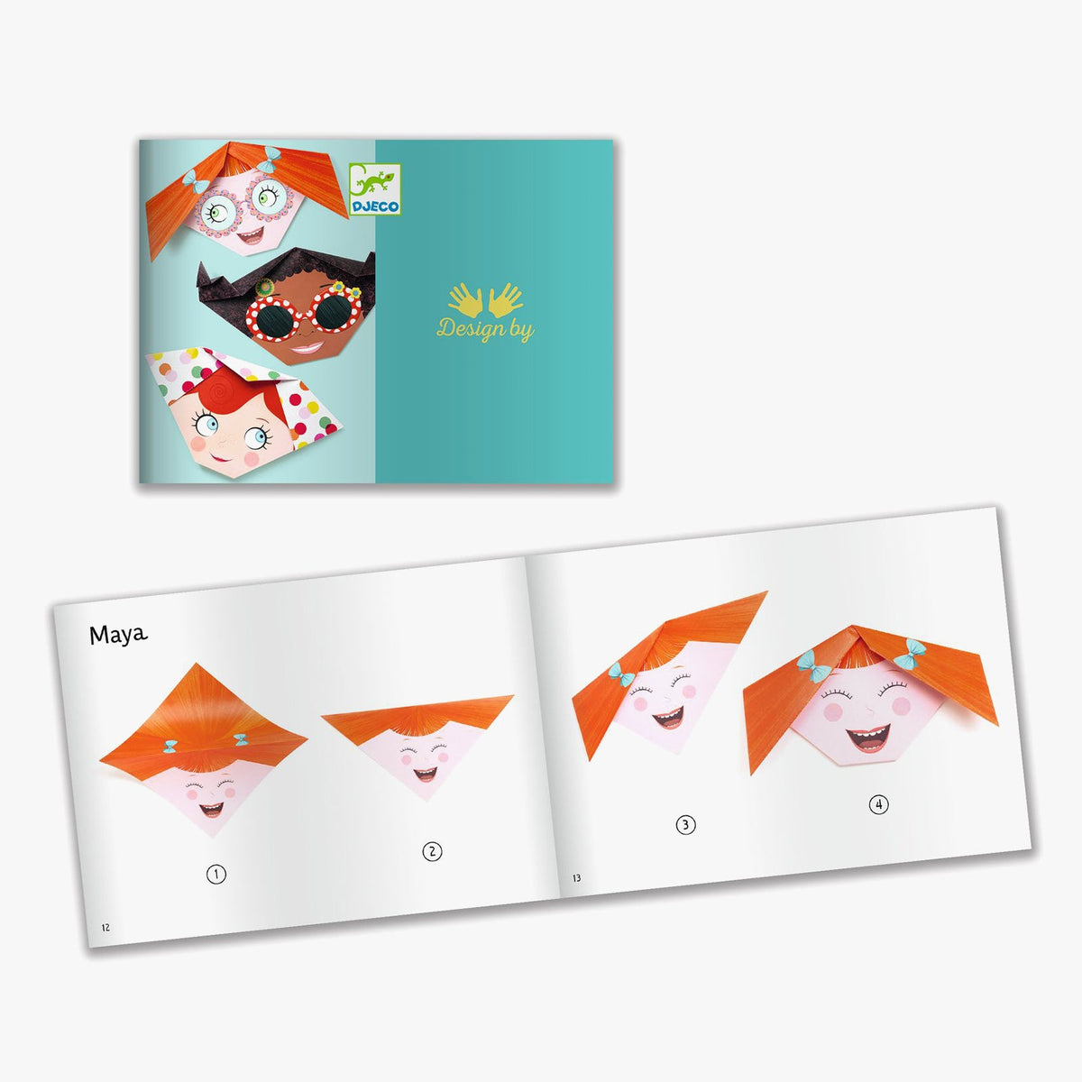 Djeco Pretty Faces Origami Kit