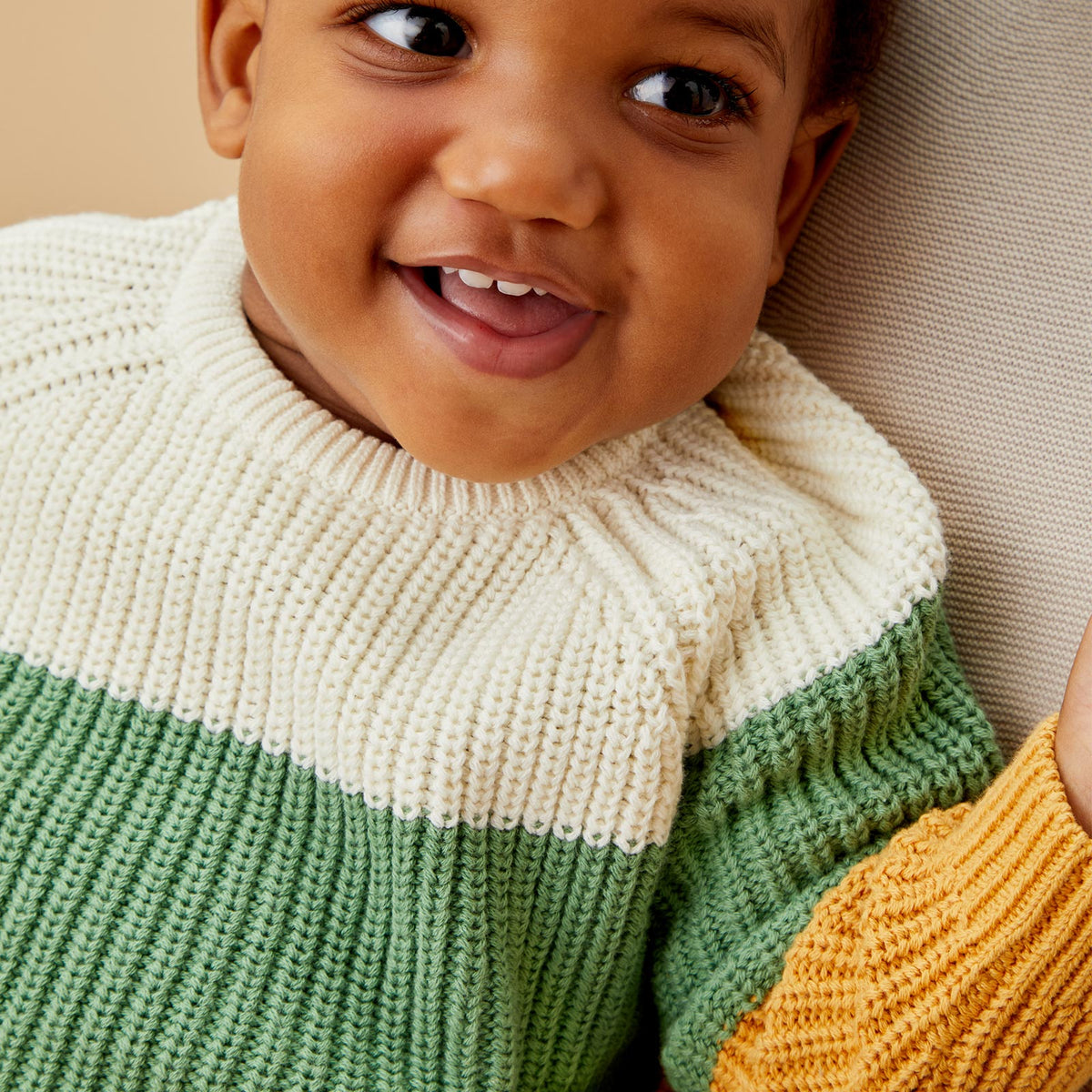 Colourblock Stripe Knitted Jumper & Leggings