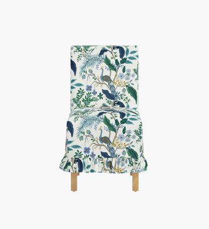 Louise Slipcover Dining Chair - Peacock