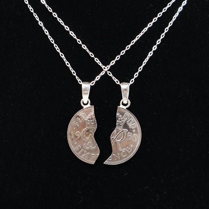 Goviers Split Sixpence Pair - 1952