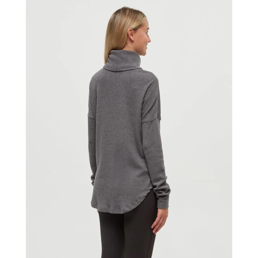 TENTREE - HIGHWOOD TURTLENECK SWEATER | Dark Grey Heather