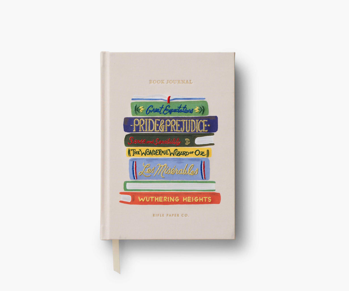 Embroidered Book Journal - Book Club