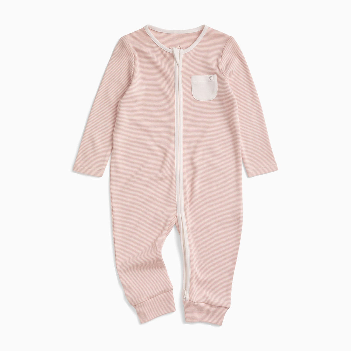 Clever Zip Sleepsuit - Blush Stripe