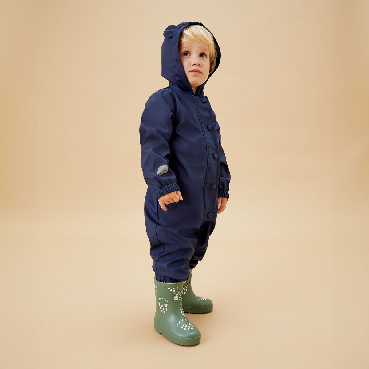 Bear Recycled Waterproof Puddlesuit