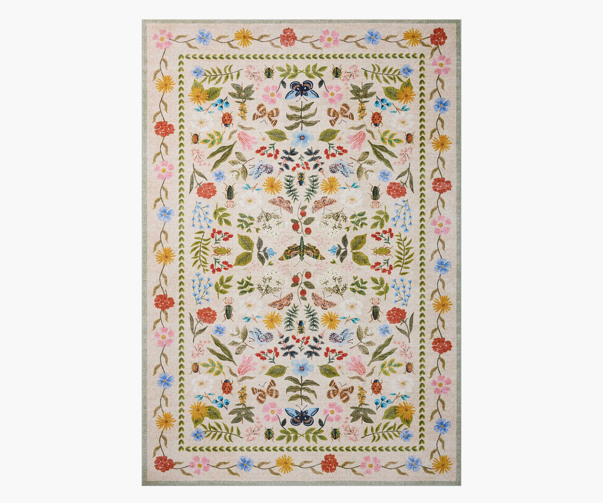 Canopy Curio Printed Rug - Cream