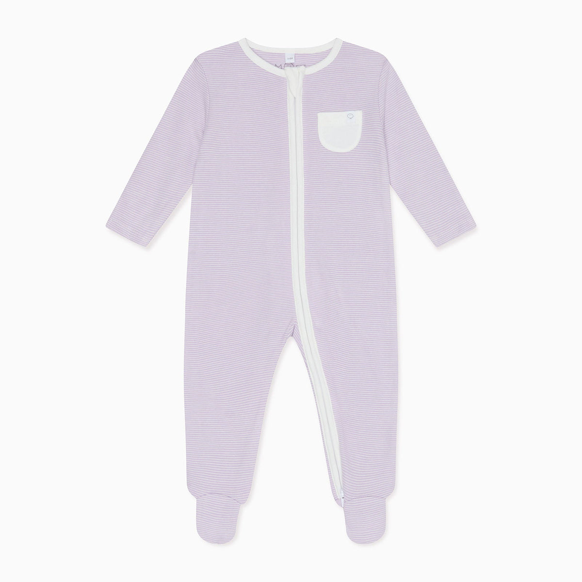 Clever Zip Sleepsuit 3 Pack - Purple & Pink Stripe