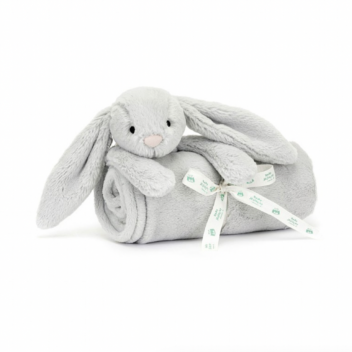 Bashful Silver Bunny Blankie
