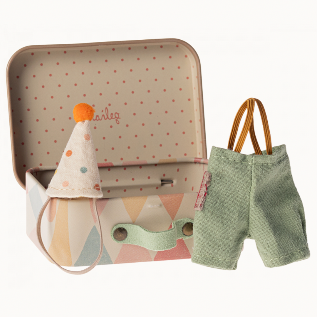 Clown Clothes in Suitcase