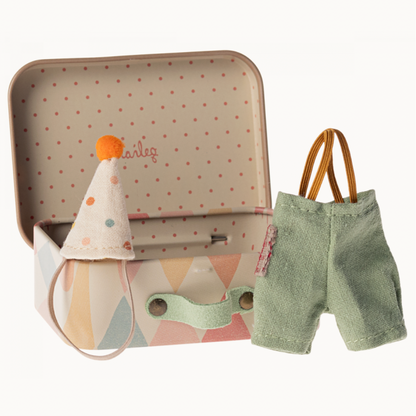 Clown Clothes in Suitcase
