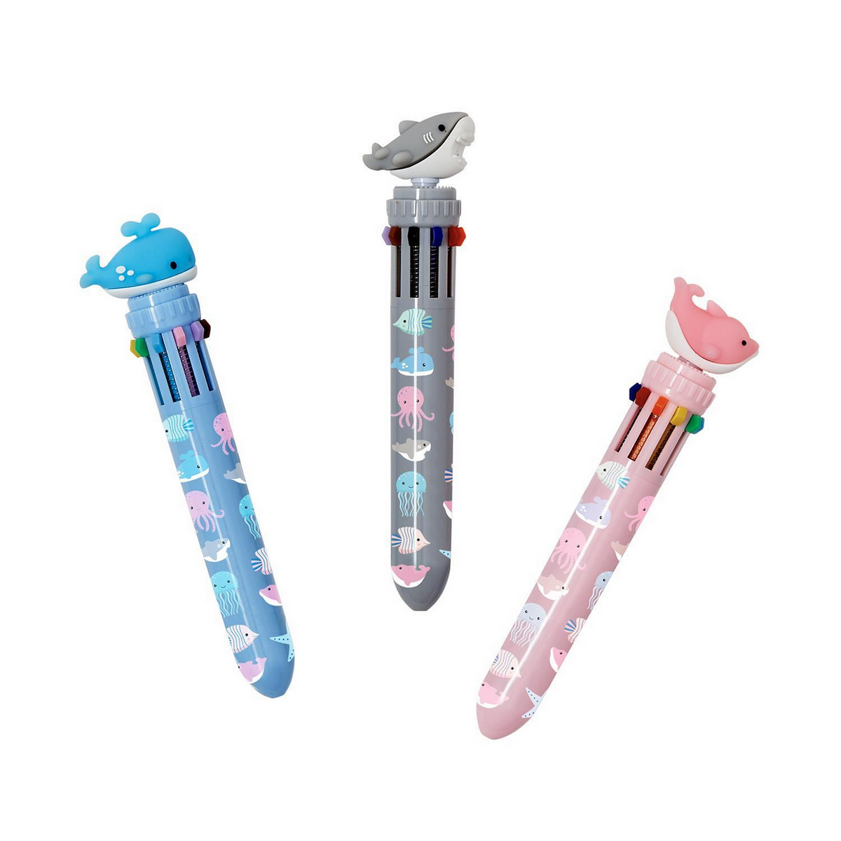 Colorful Creatures Sea Life 10 Color Pen
