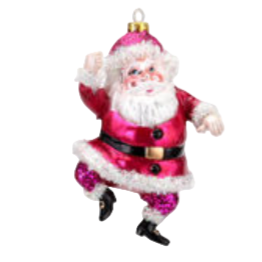 Bright Santa Ornament