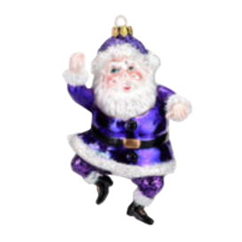 Bright Santa Ornament