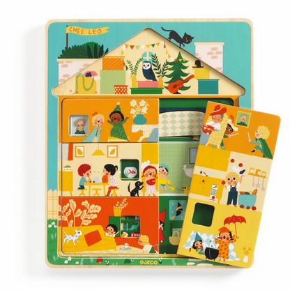 Chez Leo Wooden Puzzle