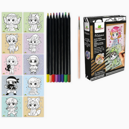 Artissimo -S Manga Workshop Watercolor Pencils Chibi