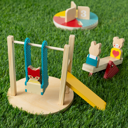 At the Park Wooden Play Set