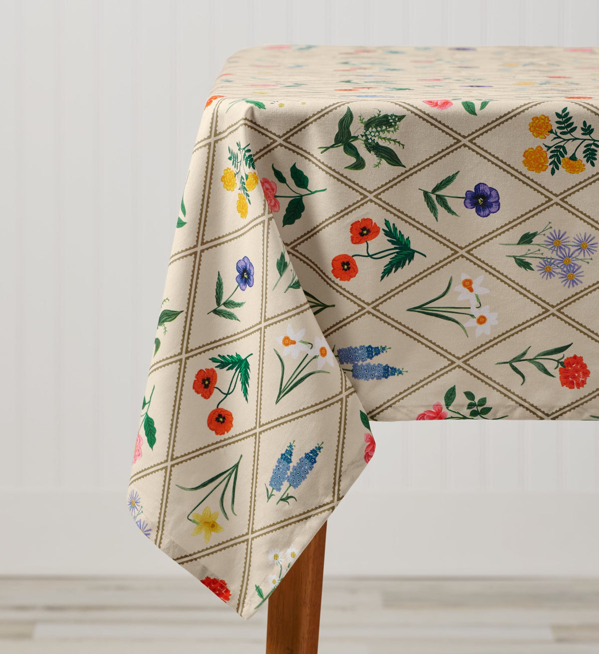 Cotton Tablecloth - Garden Study