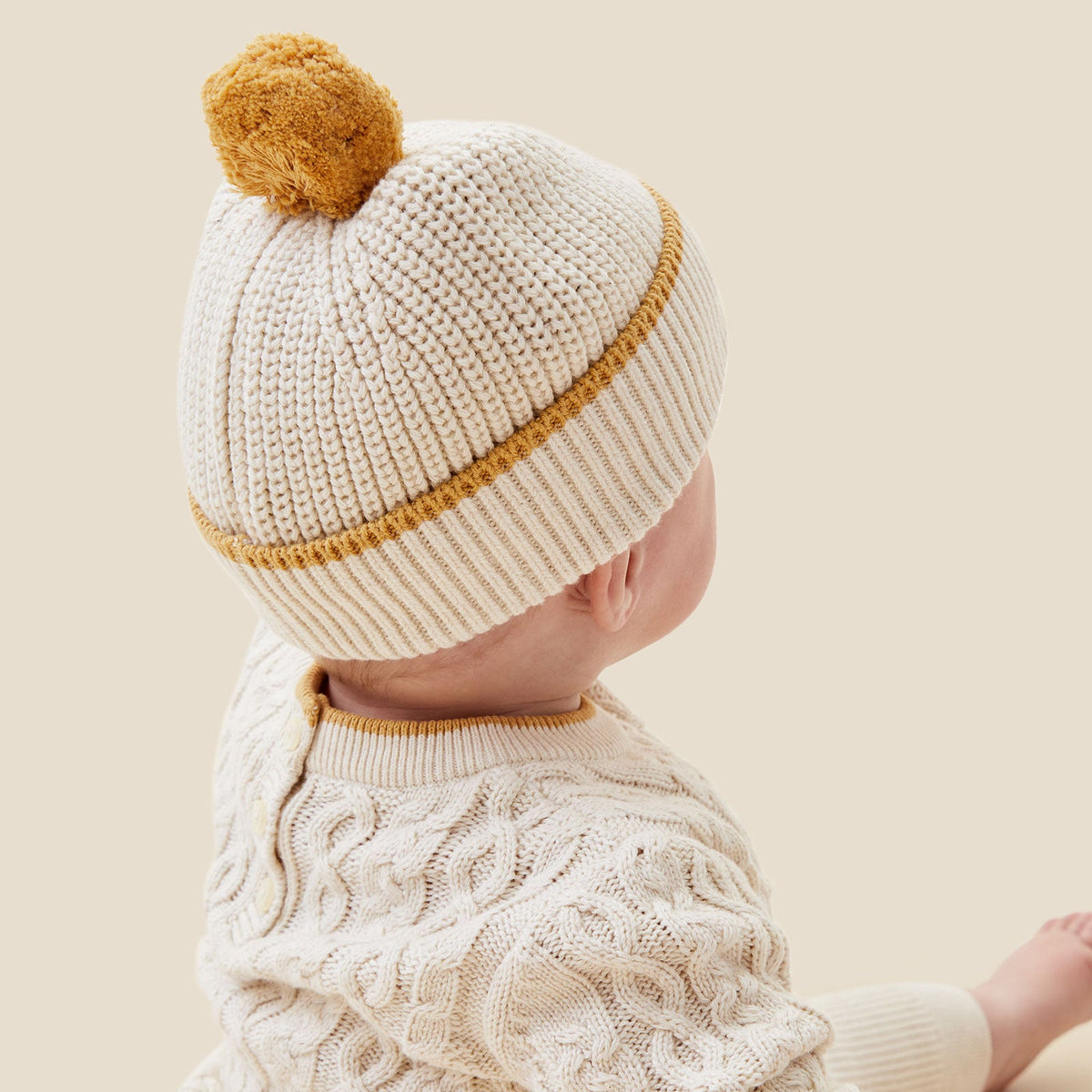 Cable Knit Tipped Jumper