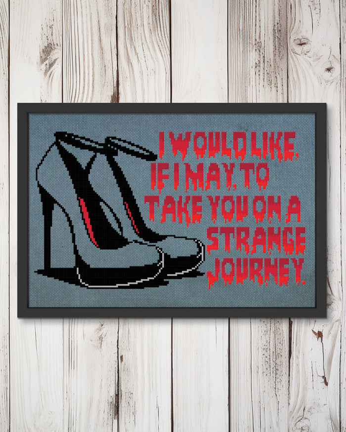 A Strange Journey Cross Stitch Pattern