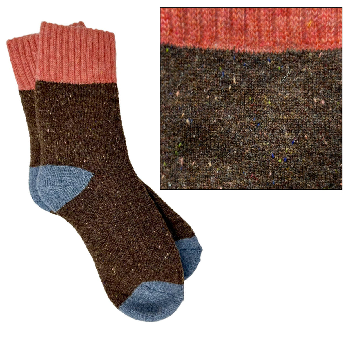Camila Cozy Knit Colorblock Socks