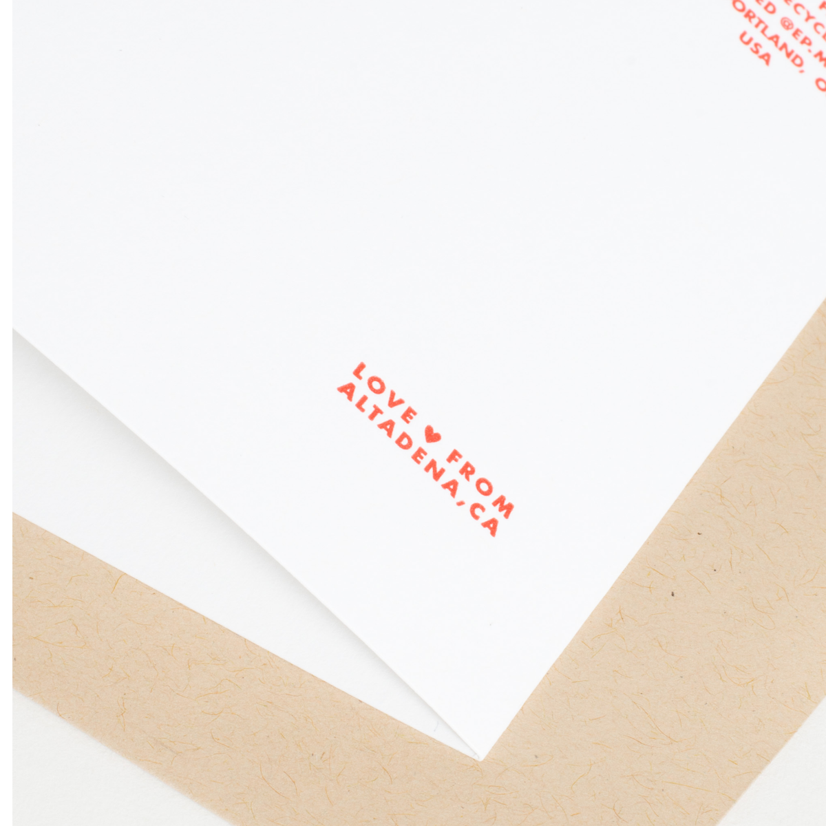 Birthday Fox Letterpress Card