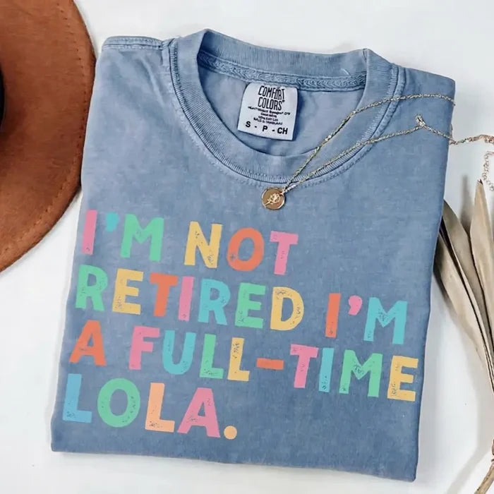Aesthetic Floral Grandma Retirement T-Shirt