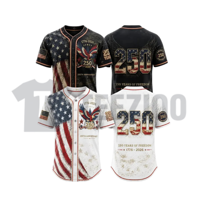 America 250th Anniversary Baseball Jersey