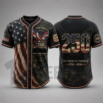America 250th Anniversary Baseball Jersey
