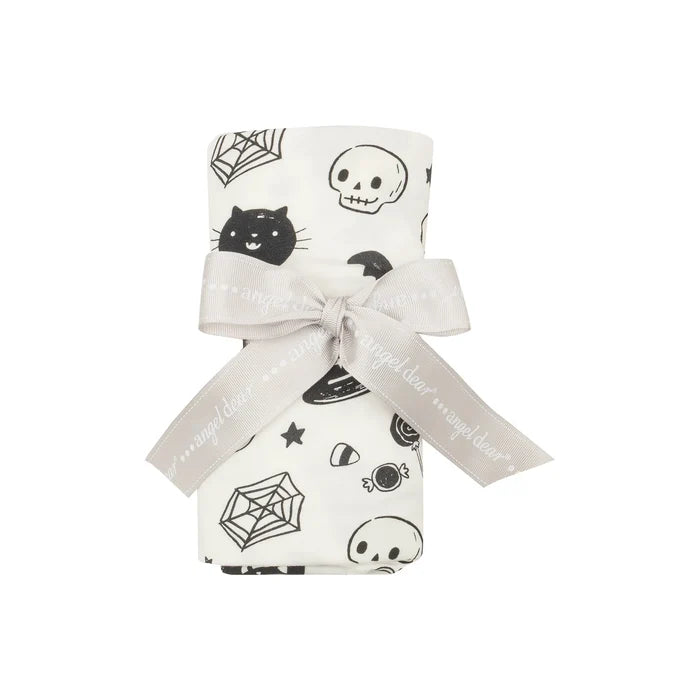 Angel Dear Swaddle Blanket - Black And White Halloween - 45X45 (9144403558708)