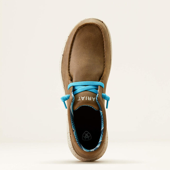 Ariat Men's Hilo Casual Shoe in Brown Bomber/ Blue