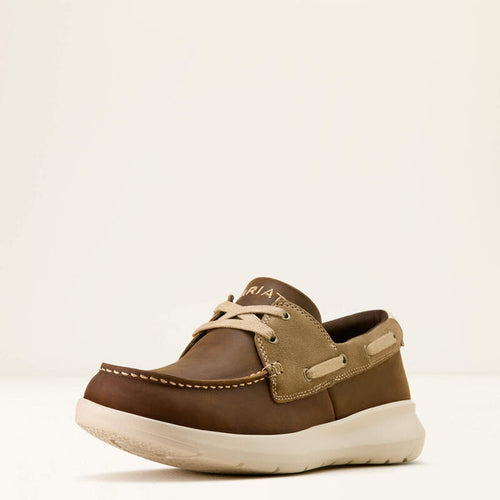 Ariat Men's Hilo Shore Casual Shoe in Distressed Brown