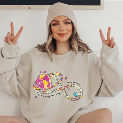 Artemis II NASA Logo sweatshirt – Vintage Washed Space Exploration sweatshirt