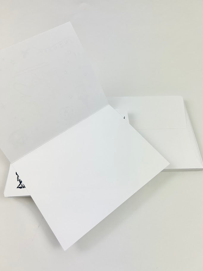 Auburn Confetti Notecards Paper in  at Wrapsody