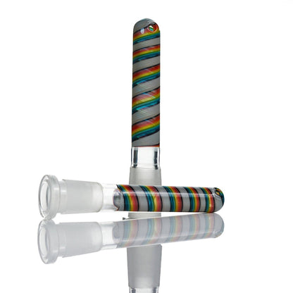Augy Downstem Rainbow Swirl 14 mm 4 inch