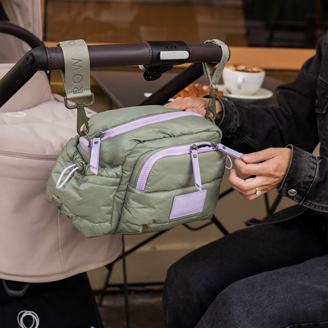 Avery Row Pram Organiser Bag - Olive Green