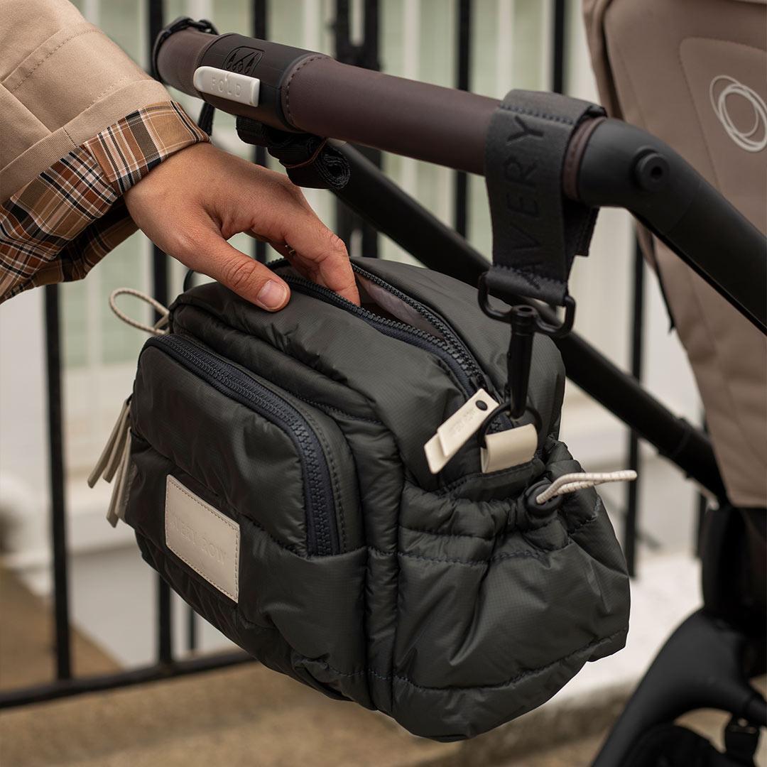 Avery Row Pram Organiser Bag - Soft Black