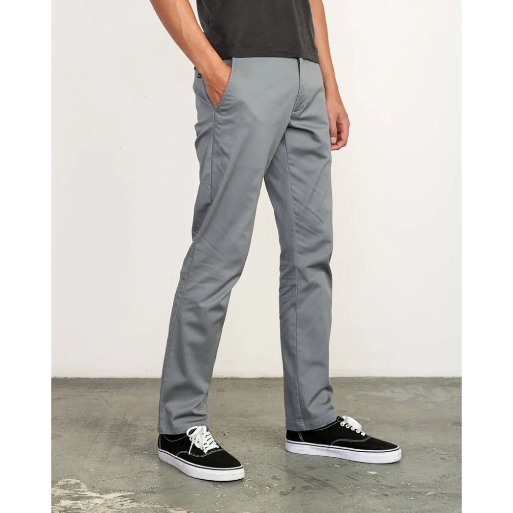 RVCA - WEEKEND STRETCH STRAIGHT FIT PANT | SMOKE