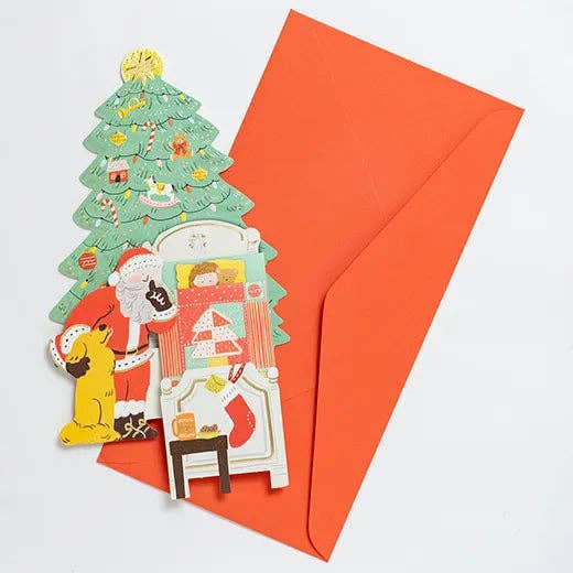 Before Christmas Card Bed