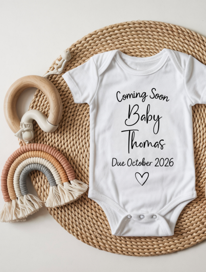 Baby Coming Soon Vest
