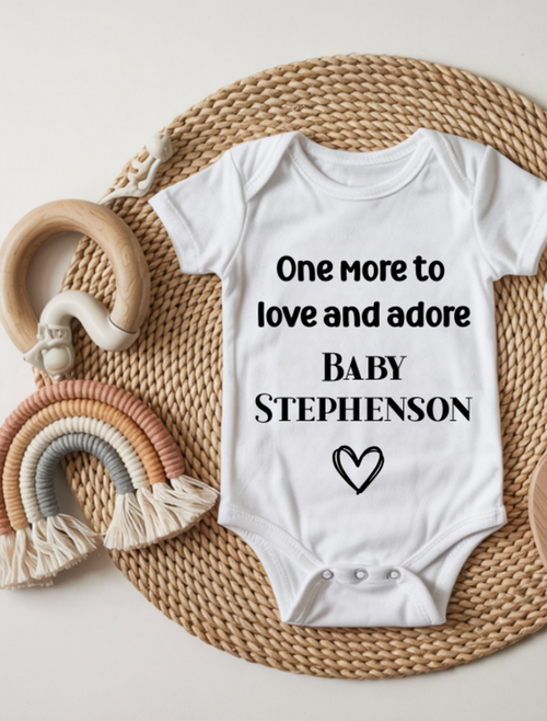 Baby One More to Adore Vest