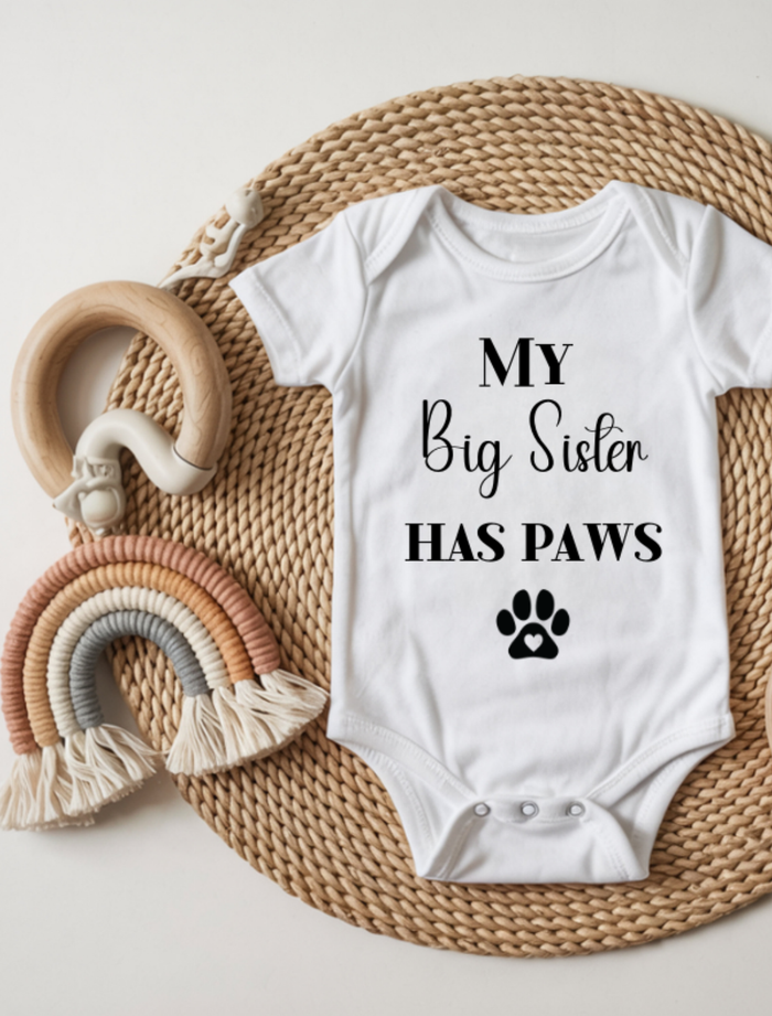 Baby Sister Reveal Vest