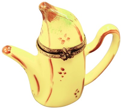Banana Teapot Limoges Box Delight Porcelain Limoges China French Trinket Box