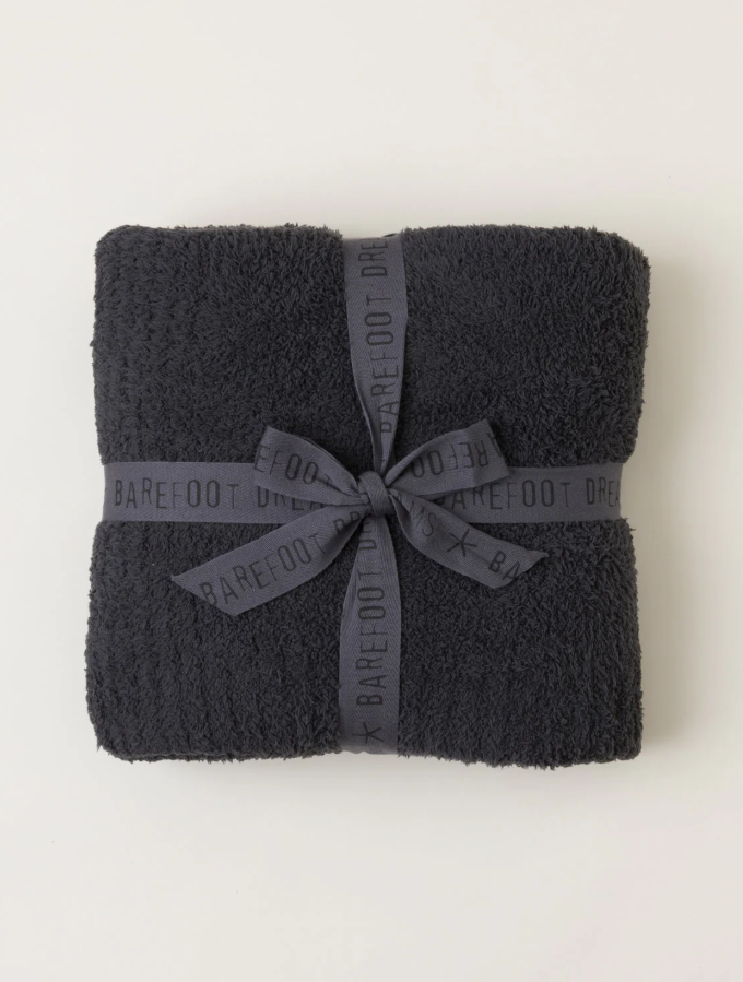 Barefoot Dreams CozyChic Carbon Throw Blankets & Throws in at Wrapsody